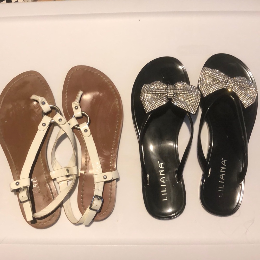 Two pairs of sandals